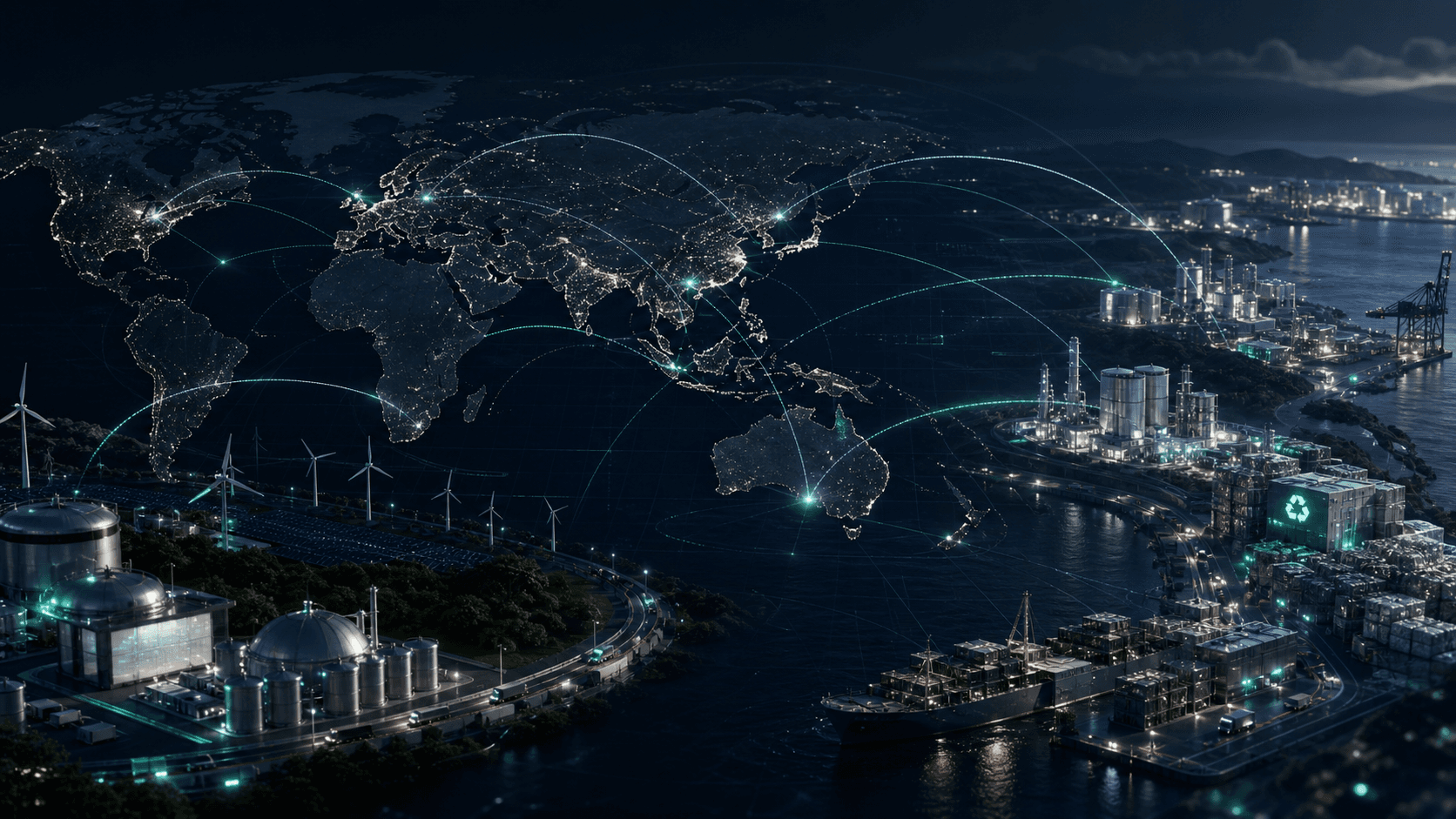 Abstract world-scale climate intelligence network